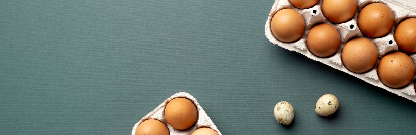 Organic eggs from home-grown chicken